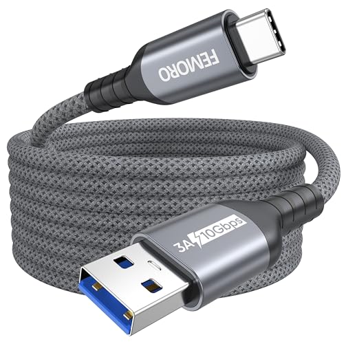 USB C Data Cable 15ft Long, USB3.2 A to Type-C 10Gbps Transfer & 3A Charge - size: 15 Feet
