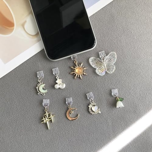 Charms for Kindle E-reader Phone Anti Dust Plug Charm - color: Golden,Silver