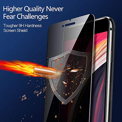 3-Pack Privacy Screen Protector for iPhone SE 2020 - size: SE 2020