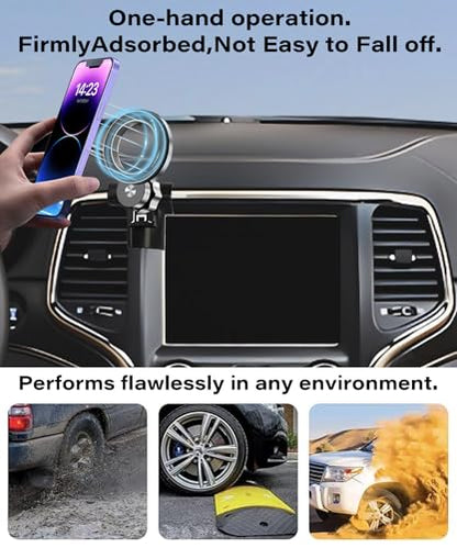 Magnetism Car Phone Holder for Jeep Grand Cherokee 2014-2018 Accessories - size: for 2014-2018 Jeep Grand Cherokee