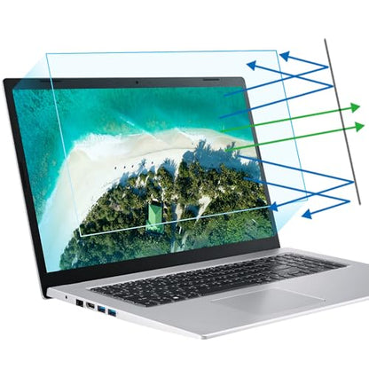 F FORITO 2-Pack 17.3 inch 16:9 Anti Blue Light Matte Laptop Screen Protector, Compatible with 17.3” HP/Lenovo/Acer/ASUS/MSI Laptop, Anti Glare Anti Scratch - size: 17.3 Inch (Diagonal) - 16:9 Aspect Ratio