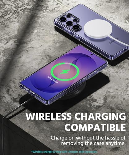 Compatible with Samsung Galaxy S26 Ultra Case, Ultra [Slim Thin] Flexible Clear TPU [Scratch-Resistant] Gel Rubber Soft Skin Silicone Protective Phone Case Cover for Galaxy S26 Ultra (Clear) - size: S26 Ultra