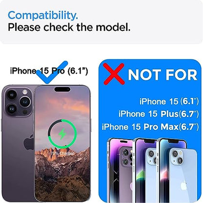 Battery Case for iPhone 15 Pro, 10000mAh High Capacity Rechargeable Portable Protective Extended Charger Case Wireless Charging Compatible with iPhone 15 Pro (6.1 inch) Charging Case & Carplay (Black) - size: iPhone 15 Pro