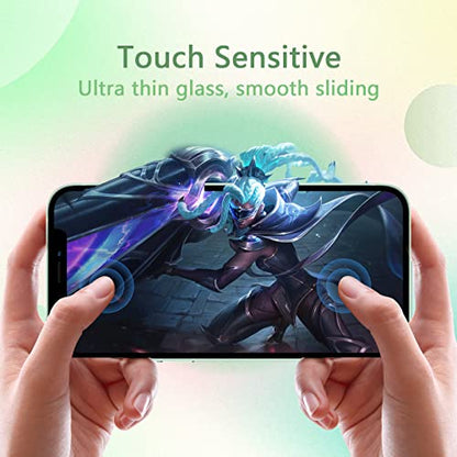 [3 Pack] for iPhone 12/12 Pro Green Privacy Screen Protector - size: iPhone 12/12 Pro