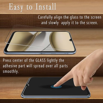2+2 Pack Screen Protector for Samsung Galaxy A16 5G Tempered Glass - color: Samsung Galaxy A16 5G-Clear