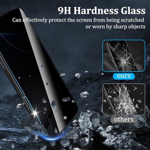 3 Pack Privacy Screen Protector for iPhone 17 Pro - size: iPhone 17 Pro 3PCS