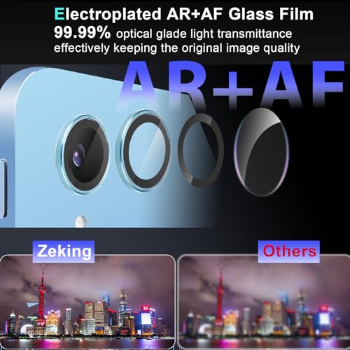 Zeking 2 Set for iPad 11 A16 2025 Camera Lens Protector - color: Blue