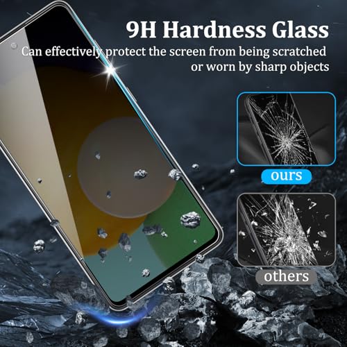 2+2 Pack Privacy Screen Protector for Samsung Galaxy A52 5G - size: Galaxy A52 2+2 Pack