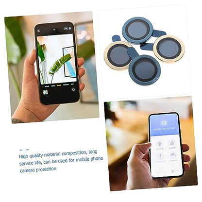 balacoo 4pcs Lens Protective Film for Camera Lens Guards Scratch-resistant and Wear-resistant Easy to Install Compatible
