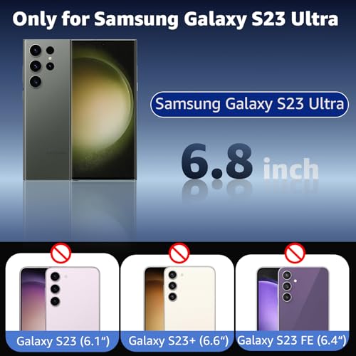 for Samsung Galaxy S23 Ultra Case Magnetic, Compatible with Magsafe 6.8 Inches Slim Fit Heavy Duty Protection Wireless Charging Lightweight Shockproof Anti-Slip Protective Phone Cover, Blue - color: Blue Magnetic