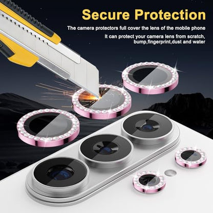 Camera Lens Protector for Samsung Galaxy S26 Ultra, Diamond Pink - color: Diamond Pink