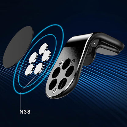 Magnetic Car Phone Mount Holder for Cell Phones Air Vent Phone Bracket Navigation for Smartphones Easy Installation Calling