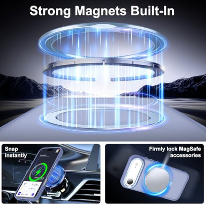 Magnetic for iPhone Air Case with Ring Stand, Sierra Blue - color: Sierra Blue, size: Iphone Air 6.5 inches