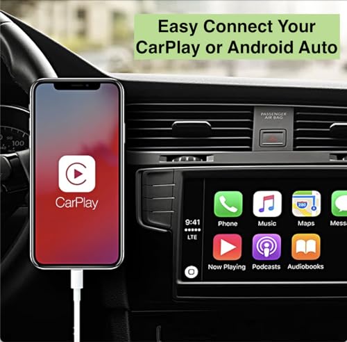 Short iPhone 15/16/17 CarPlay Cable 1.15ft [2-Pack] – USB A to USB C Fast Charging Cord for Apple iPhone Pro/Max/Air, Android Auto Charger for Samsung Galaxy S24/S23, Google Pixel, Z Flip - style: USB to USB-C 1.15 ft