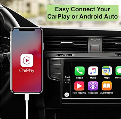 Short iPhone 15/16/17 CarPlay Cable 1.15ft [2-Pack] – USB A to USB C Fast Charging Cord for Apple iPhone Pro/Max/Air, Android Auto Charger for Samsung Galaxy S24/S23, Google Pixel, Z Flip - style: USB to USB-C 1.15 ft