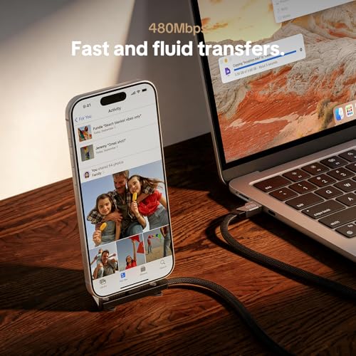 MFish 240W USB C Phone Charging Built-in Stand(Cable Not Included) - color: Silver Black