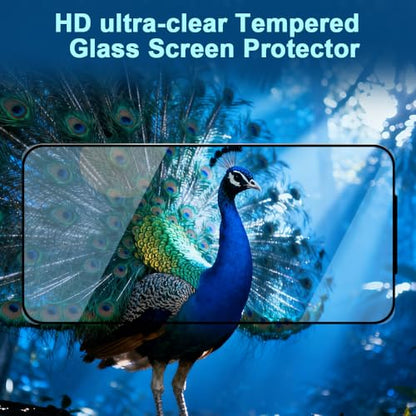 9H+ Tempered Glass for iPhone 17 Air Screen Protector with Auto Dust Removal Installation Frame Military Grade Protection (Scratch, Shatter, Drop Resistance) Full Edge Coverage 6.5" 2025, 2 Pack - size: iPhone 17 Air