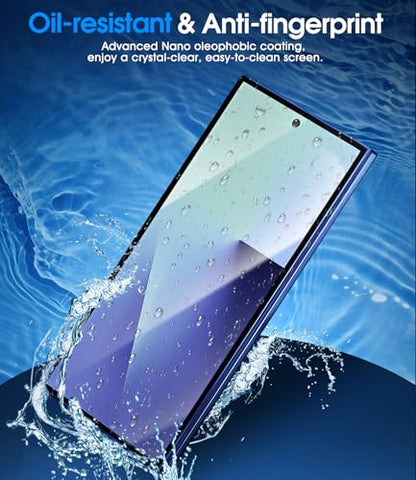 for Samsung Galaxy Z Fold 7 Screen Protector Flexible TPU Film [No Creases] [2 Inside + 2 Front + 2 Back] [Faster Self-Healing] Zero Bubbles, Easy Install, Case Friendly - 2 Sets