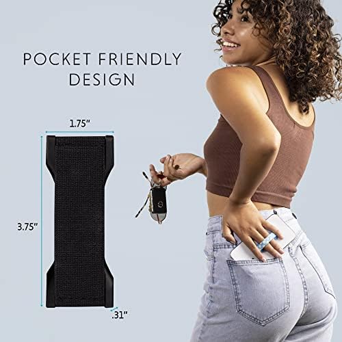 LOVEHANDLE PRO Phone Grip + Kickstand - Black Leopard