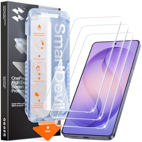 SMARTDEVIL 3 Pack for Samsung Galaxy S26 Ultra Screen Protector | HD Clear Tempered Glass, 9H Scratch & Impact Resistant, Ultrasonic Fingerprint Sensor Compatible, Bubble-Free & Dust-Free - size: For Samsung Galaxy S26 Ultra 6.9 inches