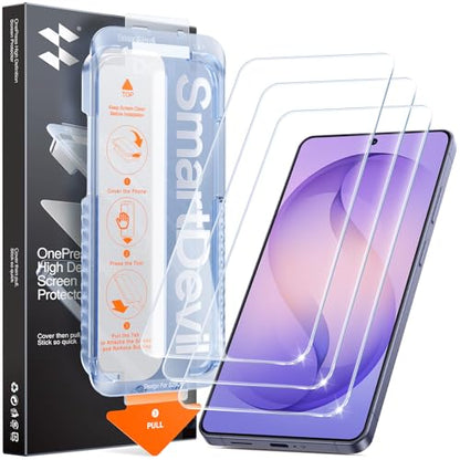 SMARTDEVIL 3 Pack for Samsung Galaxy S26 Ultra Screen Protector | HD Clear Tempered Glass, 9H Scratch & Impact Resistant, Ultrasonic Fingerprint Sensor Compatible, Bubble-Free & Dust-Free - size: For Samsung Galaxy S26 Ultra 6.9 inches