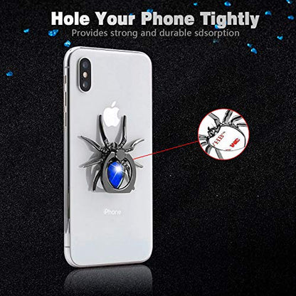 Allengel Phone Ring Holder Grip, Animal 360 Rotation Diamond Metal Finger Ring Grip Kickstand for All Smartphone, Tablets and Case - Royal Blue - color: Blue