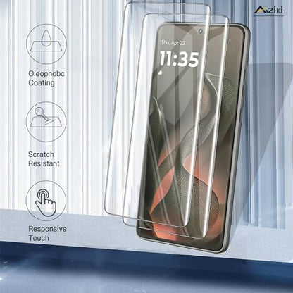 [3 Pack for Moto Edge 2025 Screen Protector, Flexible TPU Film, Self-Healing Bubble-Free, HD Clear, Case Friendly for Motorola Edge 2025