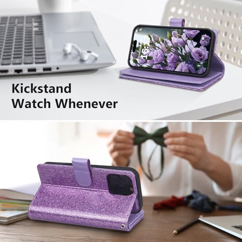 Varikke for iPhone 13 Pro Max Case Wallet Magnetic Detachable, Light Purple - color: (Standard) Light Purple, size: iPhone 13 Pro Max 6.7"