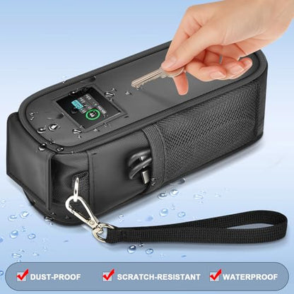 Customized Case for Anker 737 24000mAh, Flip-Top Lid, Dual Window | Charges Without Removing,Check Status Without Opening Case, Fits Cable Ports Directly,Thick EPE Foam Lightweight,Bag Only - style: For Anker 737
