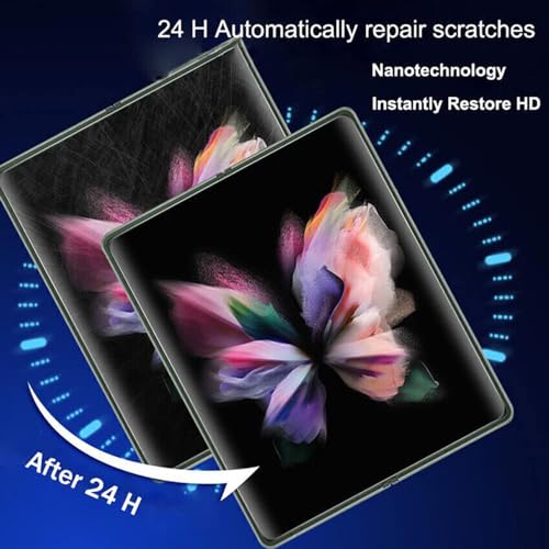 Privacy Screen Protector for Samsung Galaxy Z Fold6 / Fold 6 5G, [Anti-Spy] High-sensitivity Soft Hydrogel Film [Not Tempered Glass]