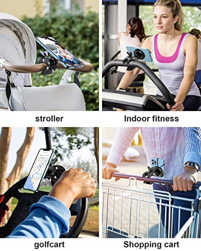 EWA Magnetic Bike Phone Holder, 360° Rotating Handlebar Mount