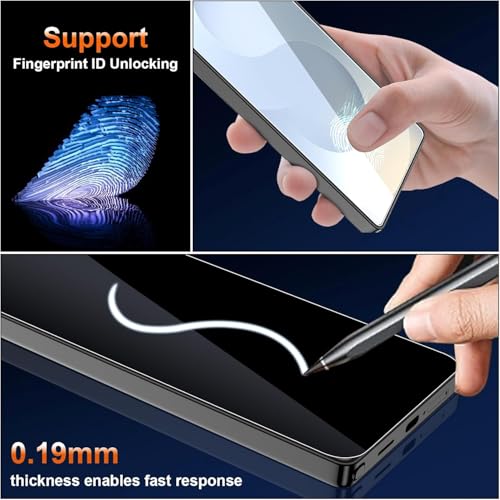 3 Pack for Google Pixel 8 Screen Protector [Not Glass], Anti-Scratch, Compatible Fingerprint, Full Adhesive Flexible Film for Google Pixel 8 - size: for Google Pixel 8