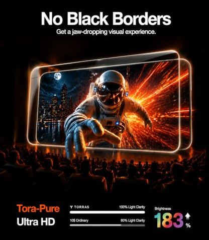 TORRAS Unbreakable 2-Pack for iPhone 17 Pro Max Screen Protector, 6.9" | Military-Grade Shatterproof, Ultimate Durable Tempered Glass, Anti-Scratch, 100% Ultra Clarity, Invisible Fit, Bubble-Free - size: iPhone 17 Pro Max （6.9 inch）