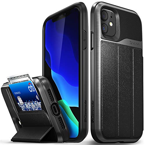VENA vCommute for iPhone 11 Wallet Case, Black - color: Black, size: iPhone 11