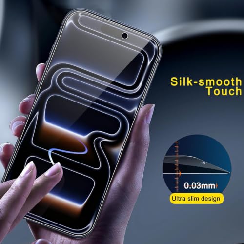 Ferilinso Privacy Screen Protector for iPhone 17 Pro, Tempered Glass - size: iPhone 17 Pro-6.3 INCH