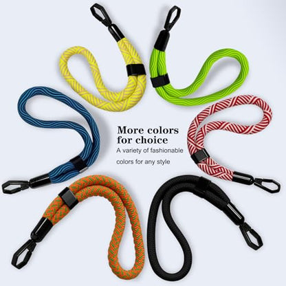 Phone Lanyard, 2 Pack Adjustable Cell Phone Lanyard Hand Phone Wrist Strap with Tether Tabs for Smartphones - color: Red White