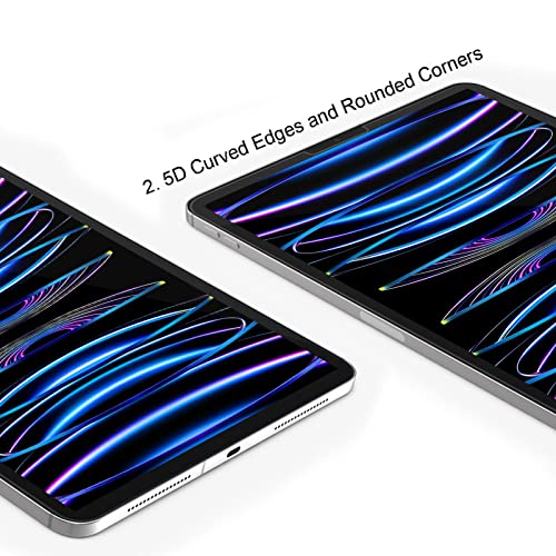 Gerutek 2-Pack Screen Protector for iPad Pro 11 inch (2022/2021/2020/2018),Tempered Glass iPad Air 5th /Air 4th Gen [Bubble-Free][Ultra Clear] [Anti Scratch] Compatible with Face ID/Apple Pencil - size: ipad air 5/air 4/iPad pro 11