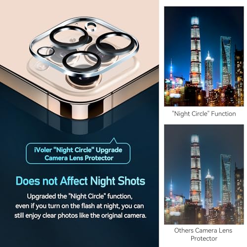 ivoler Camera Lens Protector for iPhone 14 Pro Max/14 Pro, 4-Pack - size: iPhone16ProMax/16Pro/15ProMax/15Pro/14ProMax/14Pro