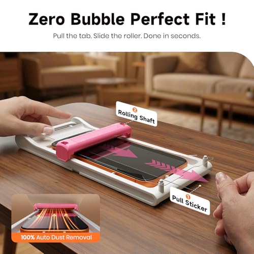 Hoerrye Matte Privacy Screen Protector for iPhone 17 Pro Max - 24° Anti Spy