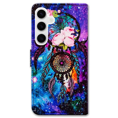 Bcov Case for Galaxy S26,Dream Catcher Galaxy Sky Leather Flip Phone Case Wallet Cover with Card Slot Holder Kickstand Case for Samsung Galaxy S26 - color: Dream Catcher Galaxy Sky Style