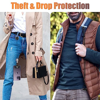 Anti Theft Phone Strap Set with Phone Tether Tab Fit for iPhone Most Phones