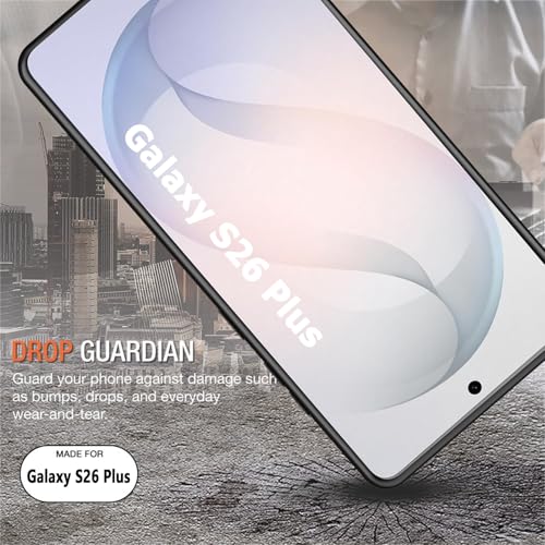 Battery Case for Galaxy S26 Plus, Upgraded 12000mAh Portable Protective Wireless Charging Case Compatible with Galaxy S26 Plus 5G (6.7 inch) Rechargeable Extended Battery Pack Charger Case (Black) - size: Galaxy S26 Plus -12000mAh