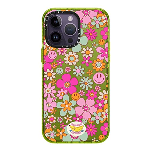 CASETiFY for iPhone 14 Pro Max Case - Impact | Slim Fit | 8.2 ft. 4x Military Grade Drop Protection | Groovy Pattern Clear | Kiwi - color: Groovy Pattern Clear, size: iPhone 14 Pro Max (Non-Magsafe)