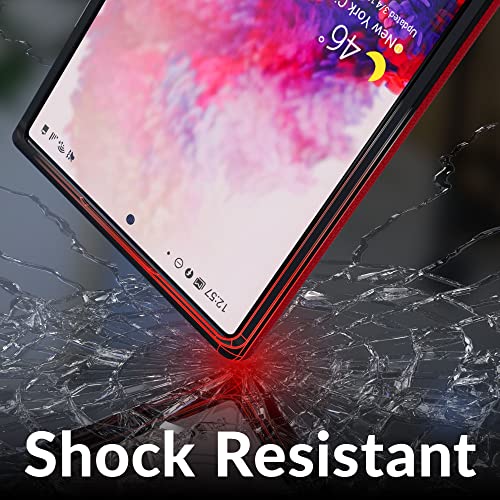 Crave Galaxy S22 Ultra Case, Shockproof Protection Dual Layer Case for Samsung Galaxy S22 Ultra 5G (6.8 inch) - Red - color: Red, size: Galaxy S22 Ultra