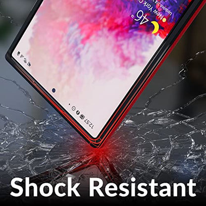 Crave Galaxy S22 Ultra Case, Shockproof Protection Dual Layer Case for Samsung Galaxy S22 Ultra 5G (6.8 inch) - Red - color: Red, size: Galaxy S22 Ultra