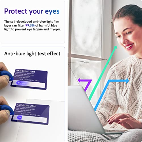 Peslv 3-Pack Anti Blue Light Screen Protector for MacBook Air 13.6/13 Inch - size: MacBook Air 13.6" 2022-2025