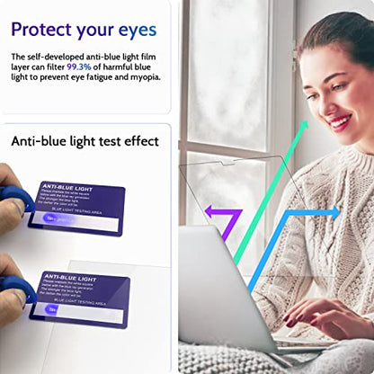 Peslv 3-Pack Anti Blue Light Screen Protector for MacBook Air 13.6/13 Inch - size: MacBook Air 13.6" 2022-2025