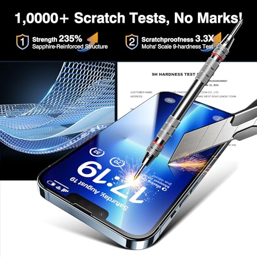 EZ-GLAZ-4+2 Pack for iPhone 13 Pro Max Screen Protector (6.7") HD Clear - size: iPhone 13 Pro Max