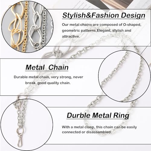 Crossbody Lanyard Strap, Durable Metal Cell Phone Chain, Universal Lanyard With Tether Tab, Detachable Chain Strap Compatible With Most Phone Bags and Purses - color: B
