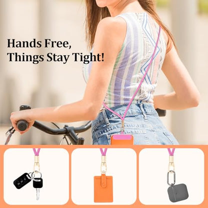 Dadanism Universal Phone Lanyard Set, Pink - color: Pink, style: Set